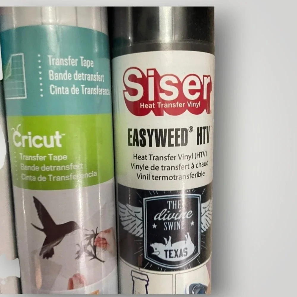 Cricut Siser HTV Vinyl Bundle Lot 9 Permanent Removable Floral Metallic‎ Craft